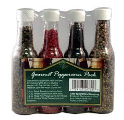 Pepper - Gourmet Grinds 4 Pepper Refill Pack