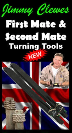 Jimmy Clewes 1'st & 2'nd Mate Hollowing Tools (Un-Handled)