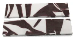 Knife Scales - Maroon Pride - 6"x1.5x5/16 Pair - Acrylic Acetate
