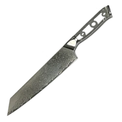 * VG10 Rain Drop Pattern - Bunka Knife Blank - 13.5" OAL 8.25" Cut