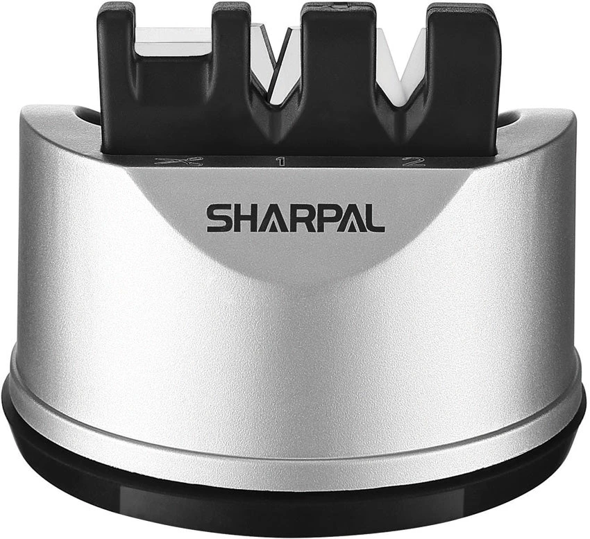 Ceramic & Tungsten Carbide Benchtop Knife & Scissor Sharpener - Sharpal Ceramic & Tungsten Carbide Benchtop Knife & Scissor Sharpener - Sharpal -Home Tools Store Shapal