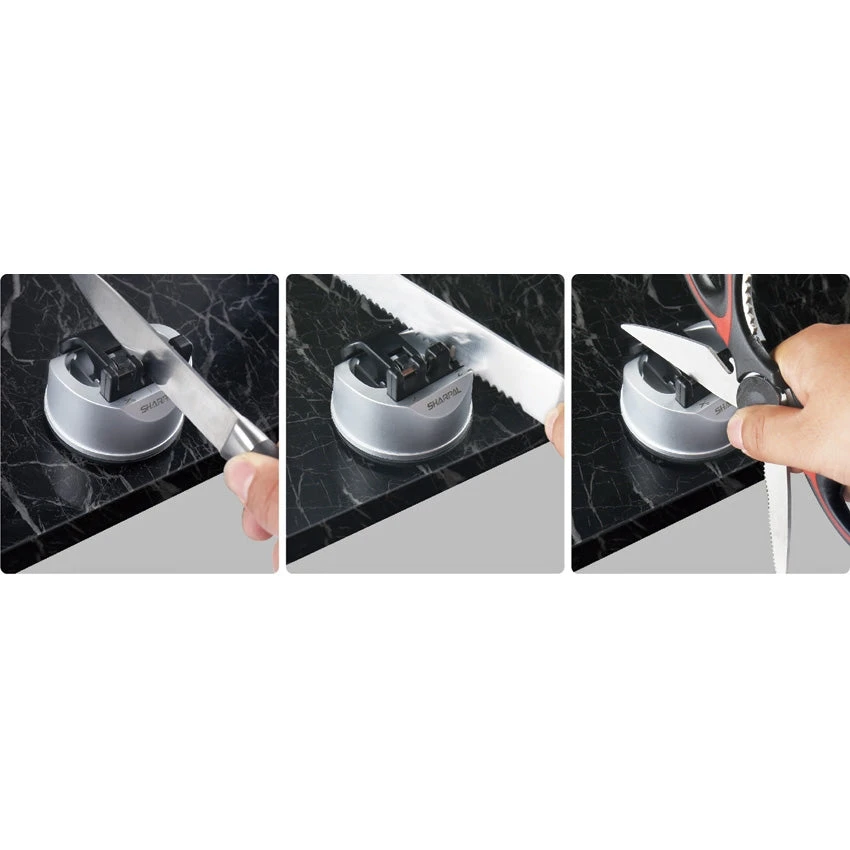 Ceramic & Tungsten Carbide Benchtop Knife & Scissor Sharpener - Sharpal Ceramic & Tungsten Carbide Benchtop Knife & Scissor Sharpener - Sharpal -Home Tools Store Shapal3