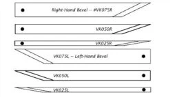 Hock Violin Knife Blade - 3/32" X 3/4" X 7" Tip=25°, Bevel=25° X 7" - LH 4 Hock Violin Knife Blade - 3/32" X 3/4" X 7" Tip=25°, Bevel=25° X 7" - LH -Home Tools Store VKSET7 6b1bc0aa 3f4b 48f8 9431 86e8d6ad0db1