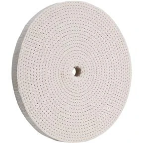 Buffing Wheel - Spiral Sewn 8" x 40 Ply x 5/8" Hole Buffing Wheel - Spiral Sewn 8" X 40 Ply X 5/8" Hole -Home Tools Store d3185