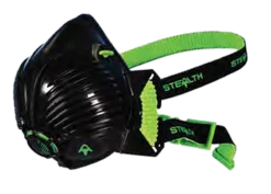 Stealth P3 Half Mask C/w Twin Hepac Filters - Respirator - Small / Medium